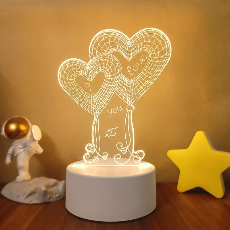 SOLOLANDOR 3D LED Lamp Creative 3D LED Night Lights Novelty Illusion Night Lamp 3D Illusion Table Lamp For Home Decorative Light SOLOLANDOR 3D LED Lamp Creative 3D LED Night Lights Novelty Illusion Night Lamp 3D Illusion Table Lamp For Home Decorative Light