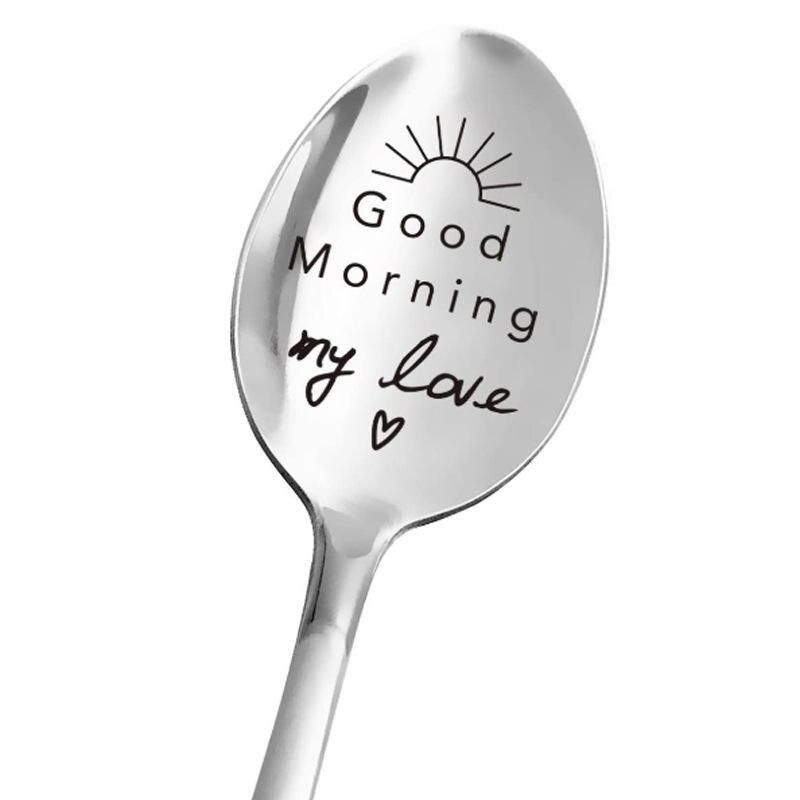 Valentines Day Gift Stainless Steel Milk Coffee Spoons Love Letter Wedding Souvenirs Anniversary Gift for Girlfriend Boyfriend Valentines Day Gift Stainless Steel Milk Coffee Spoons Love Letter Wedding Souvenirs Anniversary Gift for Girlfriend Boyfriend