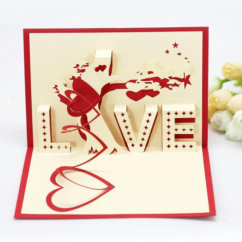 Love Postcard 3D Pop UP Greeting Cards Wedding Birthday Anniversary for Couples Wife Husband Handmade Valentines Day Gift Love Postcard 3D Pop UP Greeting Cards Wedding Birthday Anniversary for Couples Wife Husband Handmade Valentines Day Gift