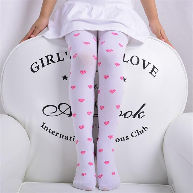 Heart Girls Tights 3-8 Yrs Velvet Sweet Candy Color Pantyhose for Children Kids Clothing White Dancing Stockings Summer Tights Heart Girls Tights 3-8 Yrs Velvet Sweet Candy Color Pantyhose for Children Kids Clothing White Dancing Stockings Summer Tights