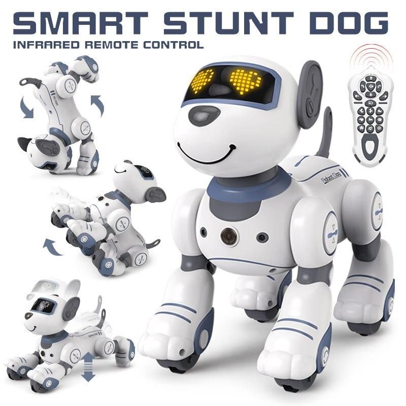 Funny RC Robot Electronic Dog Stunt Dog Voice Command Programmable Touch-sense Music Song Robot Dog for Children's Toys Funny RC Robot Electronic Dog Stunt Dog Voice Command Programmable Touch-sense Music Song Robot Dog for Children's Toys